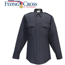 FLYING CROSS JUSTICE MEN'S LS SHIRT WITH CONCEALED ZIPPER