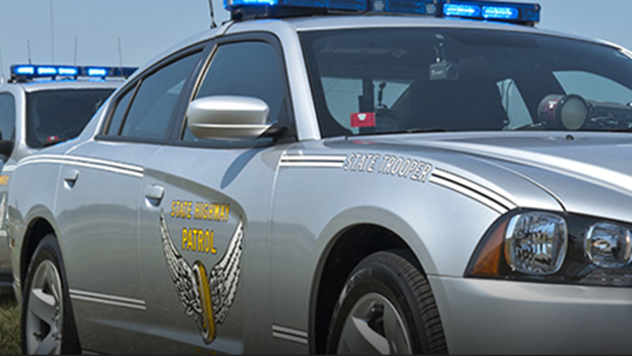 An Ohio State Highway Patrol trooper accidentally shot himself in the leg inside the Heath Police station Wednesday night.