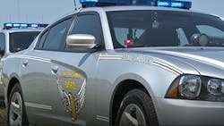 An Ohio State Highway Patrol trooper accidentally shot himself in the leg inside the Heath Police station Wednesday night. An Ohio State Highway Patrol trooper accidentally shot himself in the leg inside the Heath Police station Wednesday night.