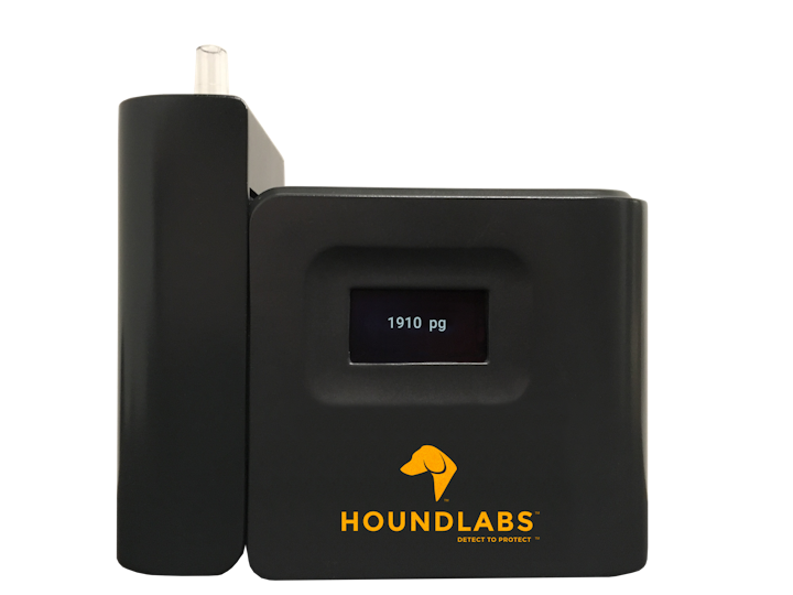 The Hound Marijuana Breathalyzer Roadside Test Device Detects both Smoked and Edible From