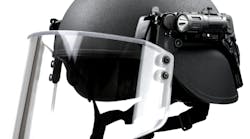 Armor Express Busch Helmet AMP 1 TP Flashlight Face Shield Rails Mid 589c8a134f013