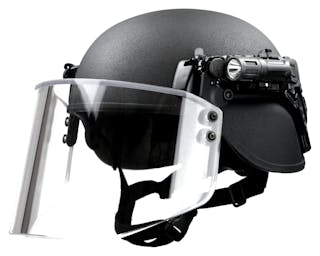 Armor Express Busch Helmet AMP 1 TP Flashlight Face Shield Rails Mid 589c8a134f013