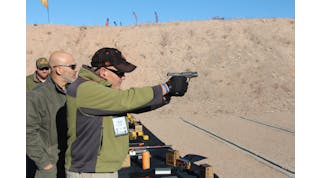 Rob Pincus was on the range with his new Avidity PD10, a double-action striker fired, polymer framed, single stack 9mm pistol.