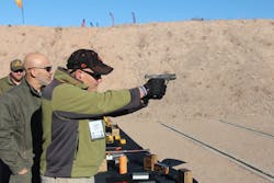 Rob Pincus was on the range with his new Avidity PD10, a double-action striker fired, polymer framed, single stack 9mm pistol.