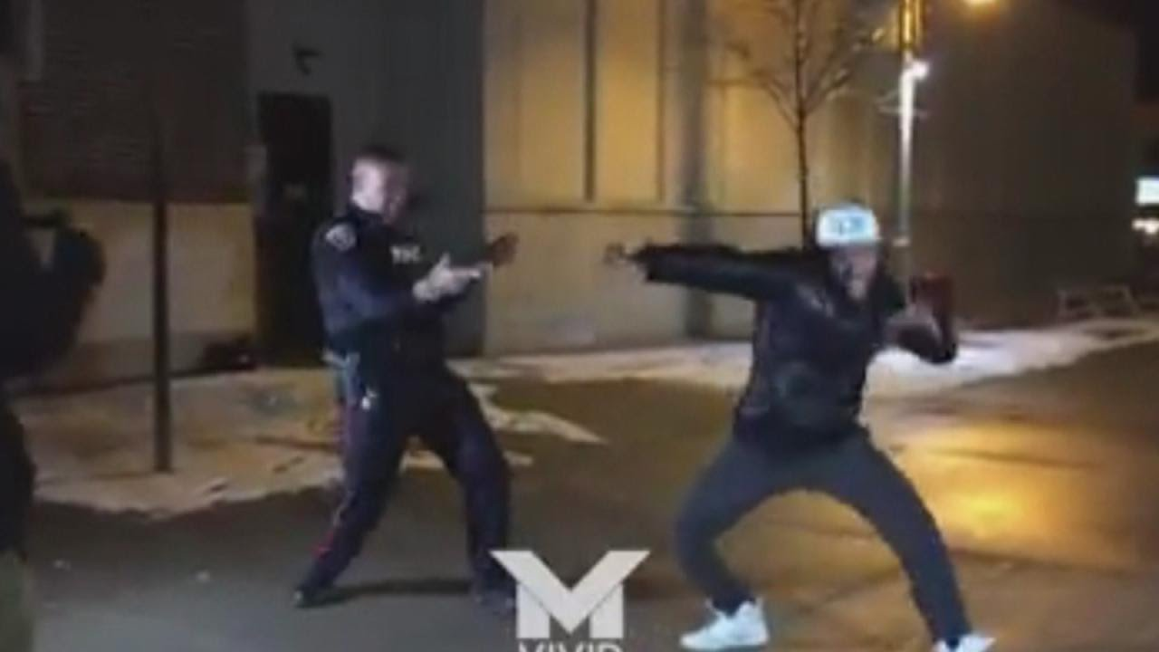 Police Officer, Student End 911 Call In Epic Break Dance Competition