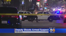 Los Angeles Sheriff's Deputy Wounds Armed Suspect