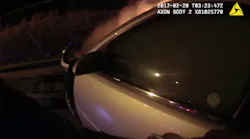 Body Camera Video Captures Rescue of Man From Burning Car