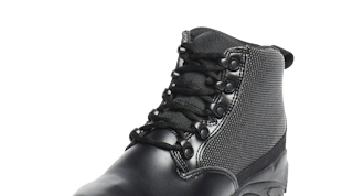 Short Black Polishable Leather Toe Waterproof Uniform Boot MFT100 S 58bef8f8a1528