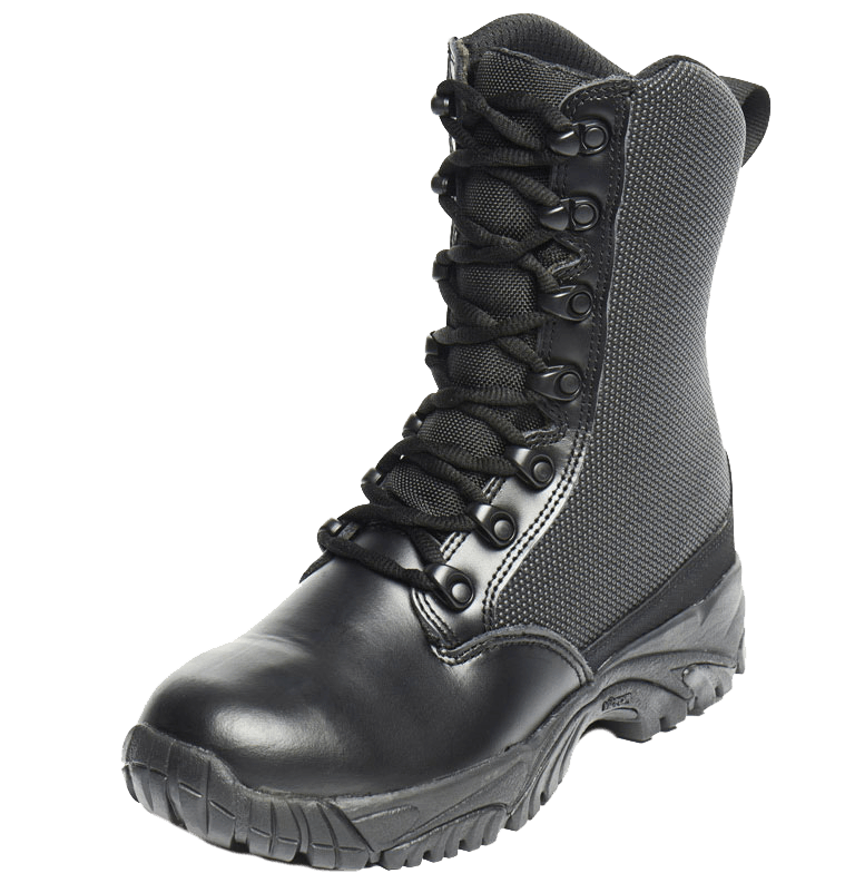 Tall Black Polishable Leather Toe Waterproof Tactical Boot MFT100 58bef72b00f2e