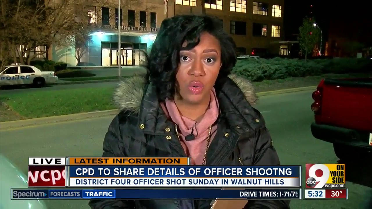 Cincinnati Police Officer Wounded in Exchange of Gunfire