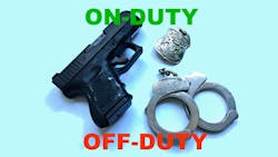 When you're off-duty, know your boundaries for behavior, concern and responsibilities. When you're off-duty, know your boundaries for behavior, concern and responsibilities.