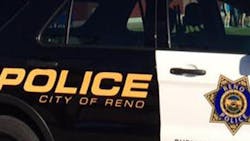 A Reno police officer was wounded, a suspect was dead and another suspect was being sought following a shootout Thursday night. A Reno police officer was wounded, a suspect was dead and another suspect was being sought following a shootout Thursday night.