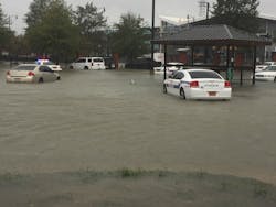Despite losing power and experiencing their own flooding, the Fayetteville Police Department focused on community safety during Hurricane Matthew.