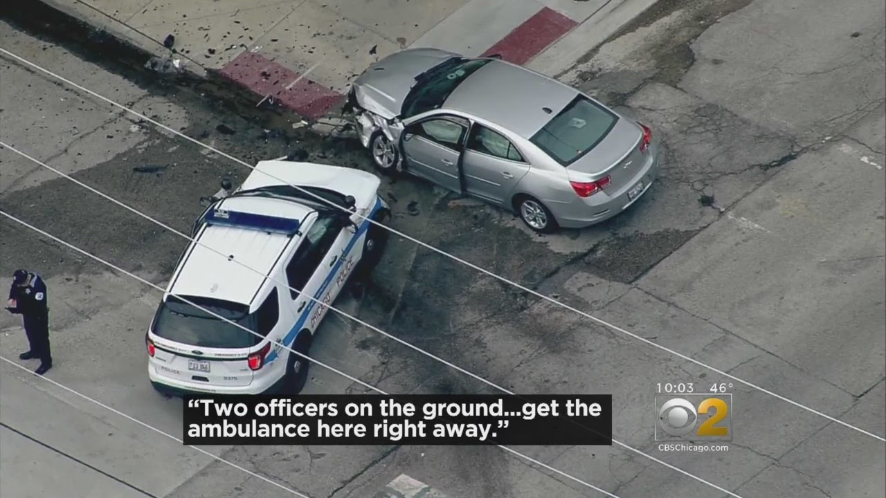Cops Injured In Crash On Way To Shooting Scene