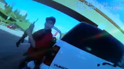 As Douglas County Sheriff's Deputy Brad Proulx came back around the vehicle, the suspect later identified as 25-year old Deyon Marcus Rivas-Maestas exited the SUV and swung a rifle toward his face.