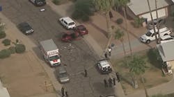 A Tempe police officer was stabbed and the suspected attacker was shot dead by police Tuesday morning.