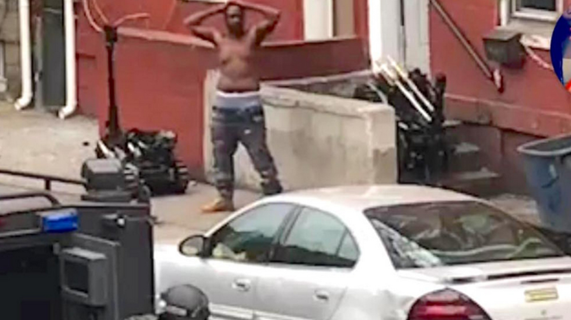 A gunman who barricaded himself in a home in Trenton surrendered after a 35-hour standoff that left one person dead and three police officers wounded.