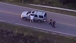 A screen grab is seen from a video showing the fatal shooting of Terence Crutcher by Tulsa police officers last year. A screen grab is seen from a video showing the fatal shooting of Terence Crutcher by Tulsa police officers last year.