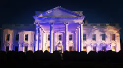President Donald Trump announced the planned gesture Monday during the signing of a proclamation declaring May 15 'Peace Officer Memorial Day' and the week 'Police Week,'