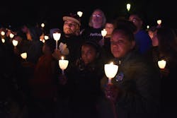 An estimated 30,000 people attended the candlelight vigil held on the National Mall on May 13th.