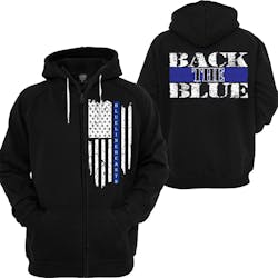 Back The Blue Zip Up Black 6afj4sul3jpww Cuf
