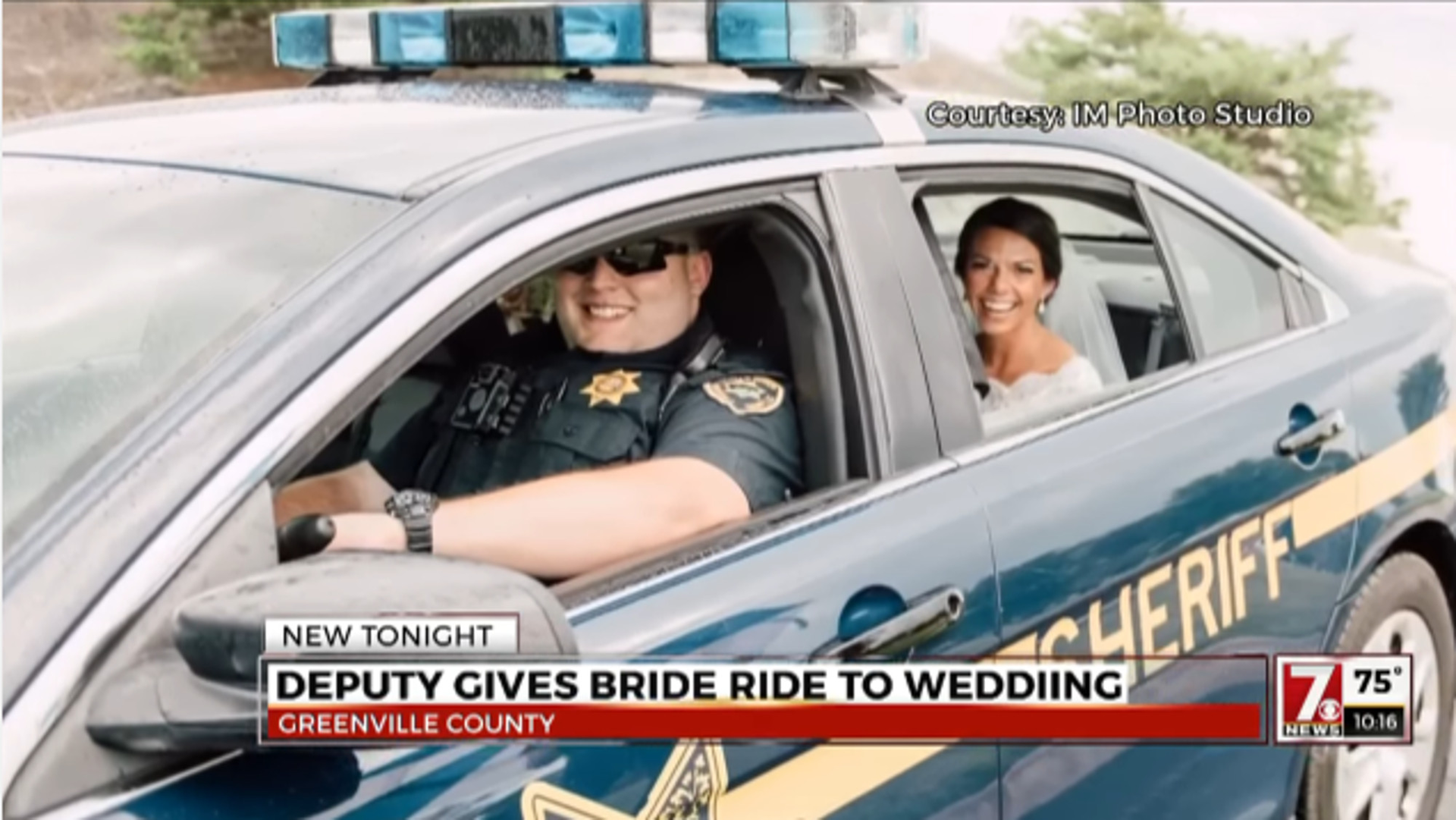 Deputy Gives Bride Ride to Wedding After Limo Breaks Down | Officer