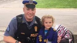 Dozens of Officers Show Up to Lemonade Stand of Girl Who Dreams of Being a Cop
