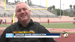 Officer's Quick Thinking Helps Save High School's Graduation Ceremony