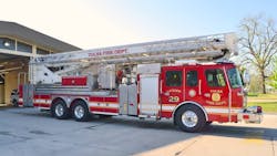 The Tulsa Fire Department has decided to remove blue stripes from fire trucks supporting law enforcement.