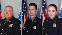 From left: Officers Kevin Jobe, Alexander Jensen and Nicole Battaglia From left: Officers Kevin Jobe, Alexander Jensen and Nicole Battaglia