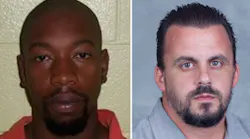 Travis Ball, left, and Special Agent Michael T. Walter.