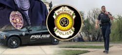 Wichita PD showcases its new Navy Blue uniforms. Wichita PD showcases its new Navy Blue uniforms.