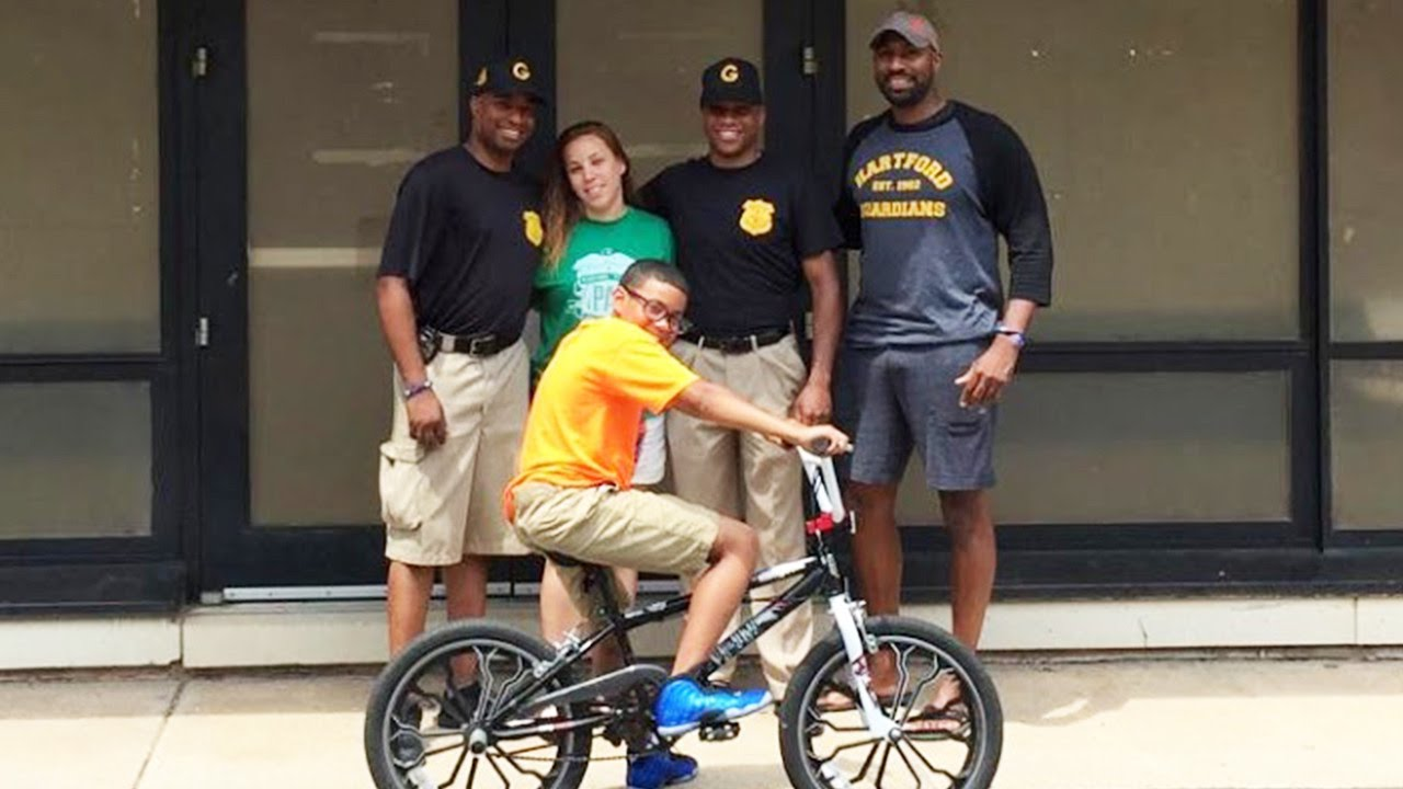 Officers Buy New Bike for Boy After Old One is Stolen