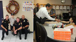 9-Year-Old Boy Travels Country Delivering Doughnuts to Cops