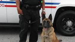 Officer Bill Dorsey and his K9 partner Camile retired together earlier this year.