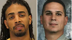 Wesley Correa-Carmenaty, left, and Deputy Mark Burbridge