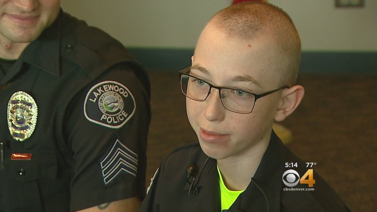 Colorado Teen Battling Cancer Sworn In As Honorary Cop