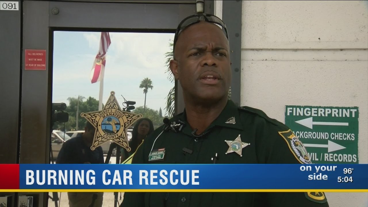 Florida Deputy Recalls Saving Couple From Car Fire