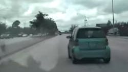 Palm Beach County Deputy Brandon Hegele was driving 104 miles per hour on Southern Boulevard in May 2016 when he collided with a Smart Car driven by 60-year-old Harry Deshommes. Palm Beach County Deputy Brandon Hegele was driving 104 miles per hour on Southern Boulevard in May 2016 when he collided with a Smart Car driven by 60-year-old Harry Deshommes.