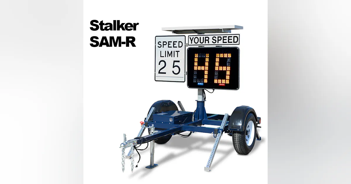 Traffic Calming - Stalker SAM-R Rotating Speed Alert Monitor | Officer
