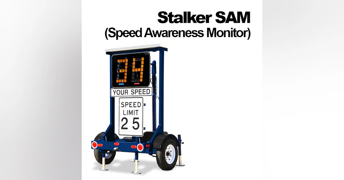 Traffic Calming - Stalker SAM Speed Awareness Monitor | Officer