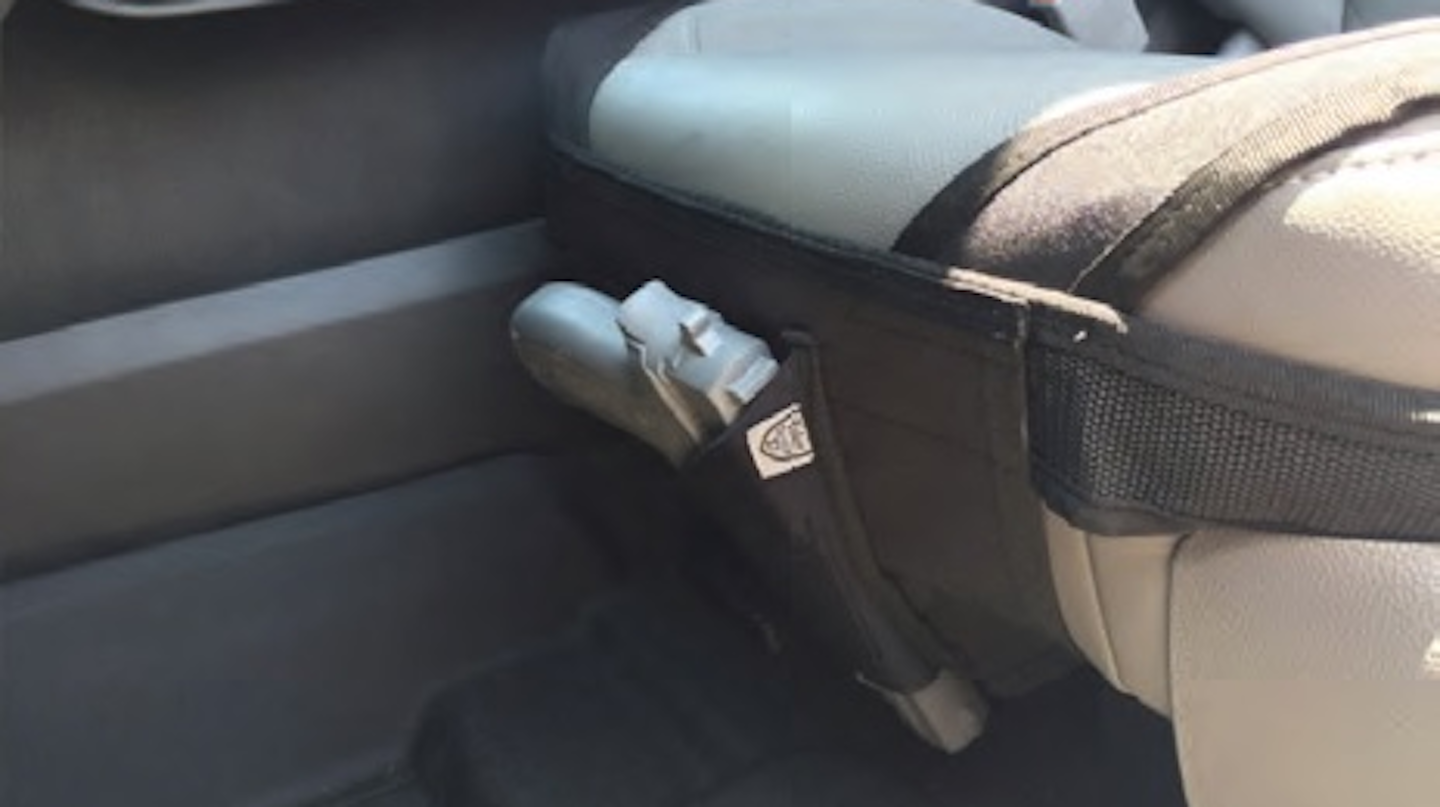Driver Seat Holster Mount The RideAlong Auto Holster From Telor