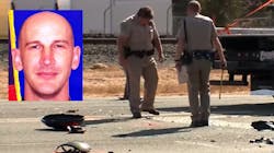 California Highway Patrol Officer James Branik died early Tuesday when his motorcycle collided with a truck on his way to work. California Highway Patrol Officer James Branik died early Tuesday when his motorcycle collided with a truck on his way to work.