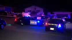 A police officer fatally shot a man who began stabbing him in the face moments after the officer walked into a Chula Vista home Tuesday night.