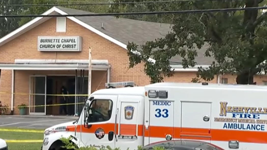 A masked Sudanese gunman invaded a Nashville church Sunday and opened fire, walking silently down the aisle as he shot unsuspecting congregants, killing one and wounding seven others.
