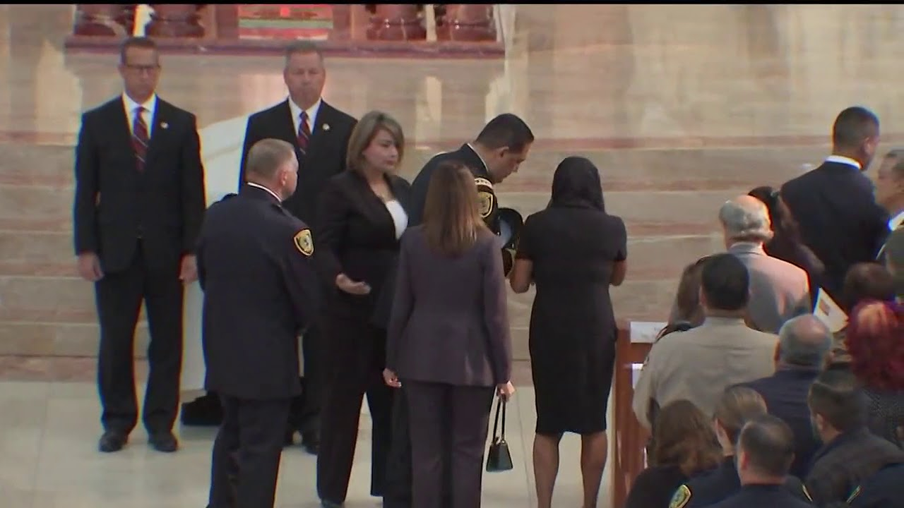Houston Police Officer Who Drowned During Flood Laid to Rest