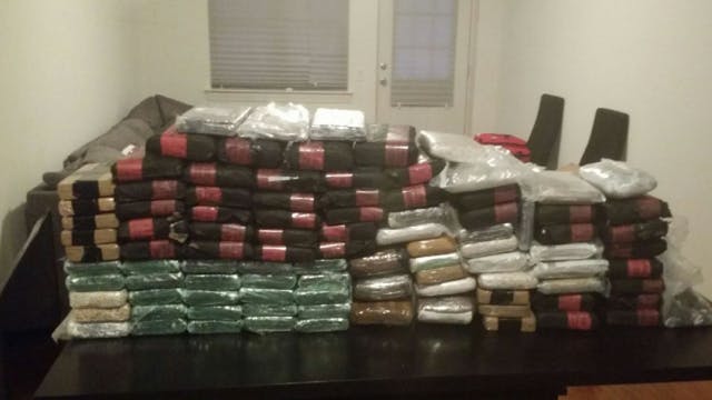 In raids conducted between Aug. 1 and Sept. 5, investigators seized more than 140 pounds of pure fentanyl, as well as 75 pounds of fentanyl mixed with heroin. Large amounts of heroin and cocaine were also seized in the raids.