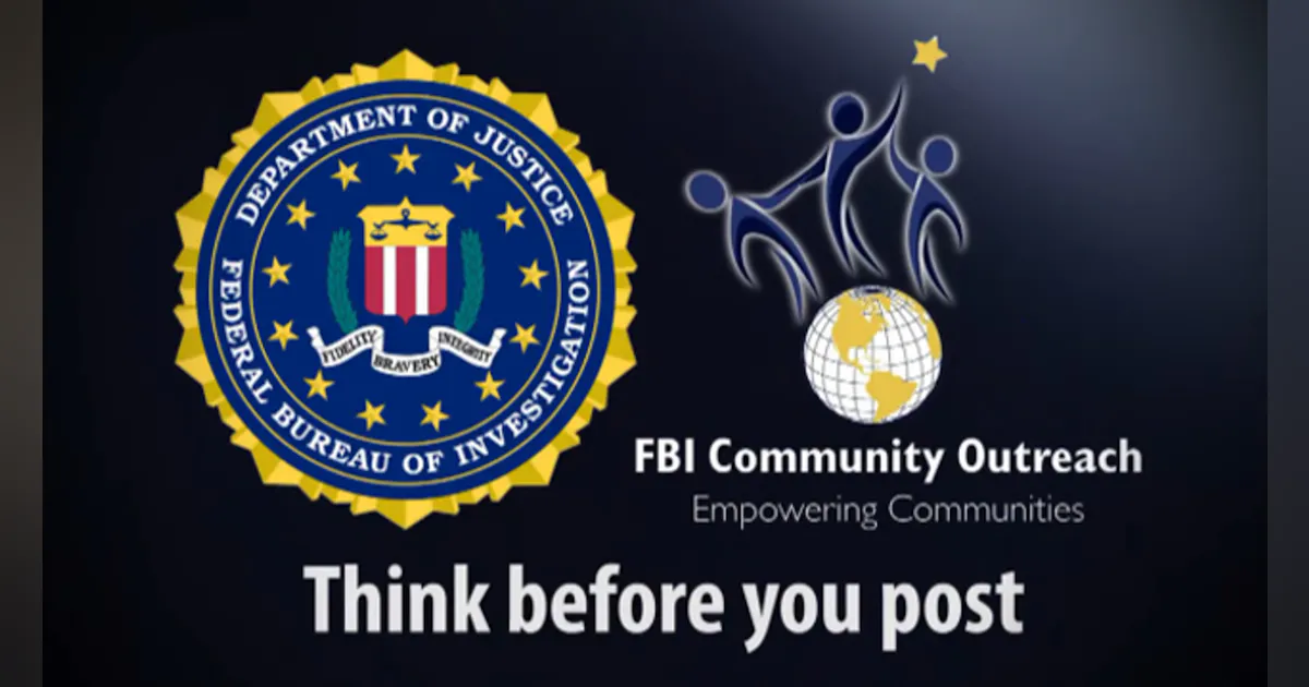 Fbi Informational Post FBI Warns the Public About Making Threats on Social Media Sites Like ...