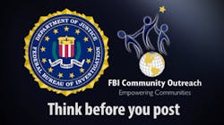 The FBI, which has seen an increase in online threats across the country, has released a 30-second public service announcement in hopes it will deter others.