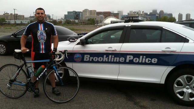 Every year for the past three years Brookline Police Officer Oscar Santos has set out on his bicycle and ridden 275 miles in four days from Boston to New York City, in the annual Tour De Force.